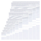 Pack of 100 Ziplock Bags 10 x 15 cm Small Packing Bags Freezer Bags Reusable Baggys Zip Bags Baggies 50 µm Thick with Label Field (100 x 150 mm)